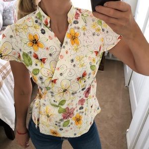 Zara Wrap top in size Small